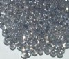 25 grams of 3x7mm Grey Lined Crystal Lustre Farfalle Seed Beads